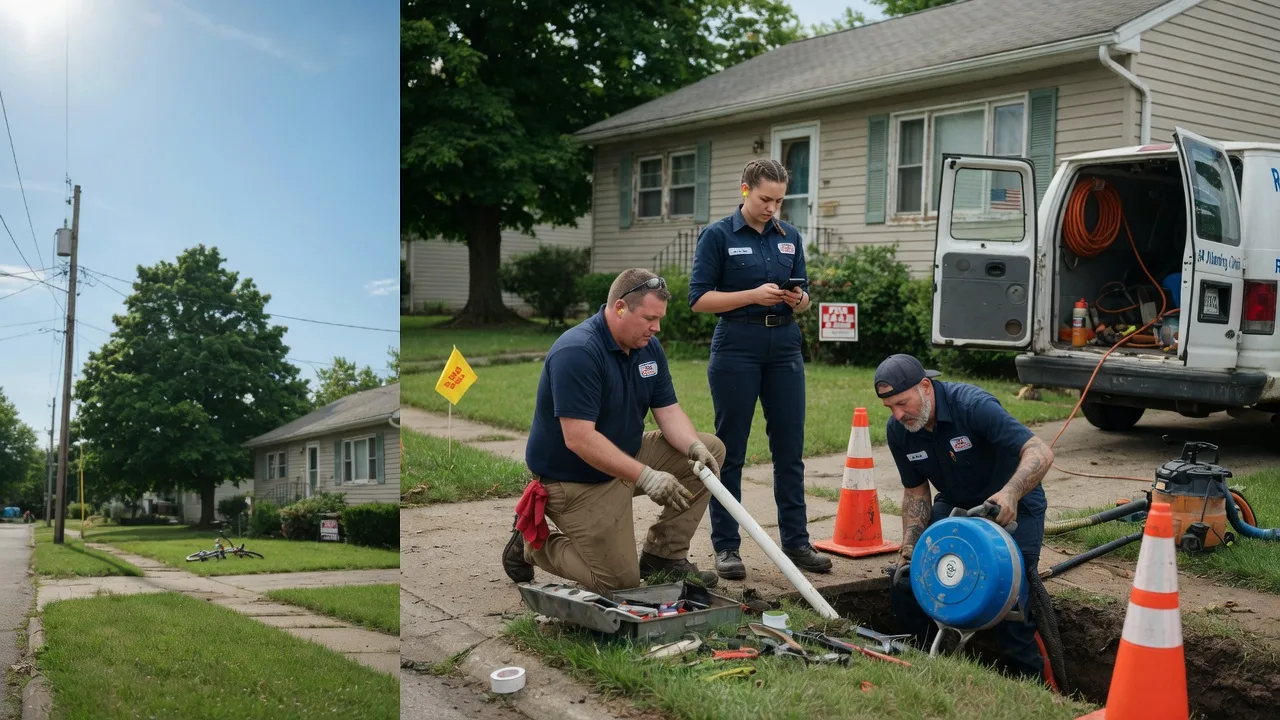 Sewer Line Repair in Piasa, IL near me